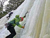 Ice Climbing Cathedral Ledge